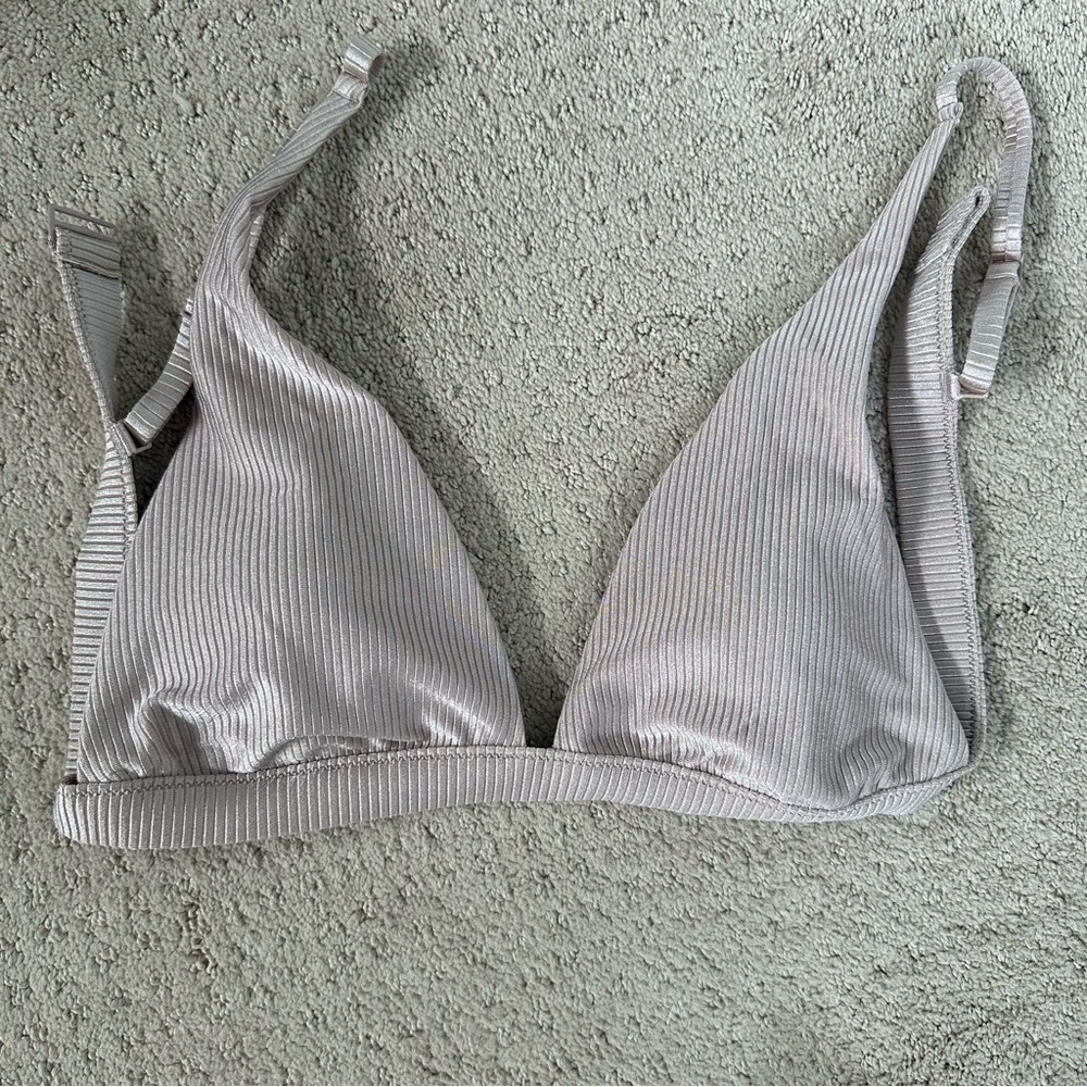Aerie Ribbed Triangle Bikini Top